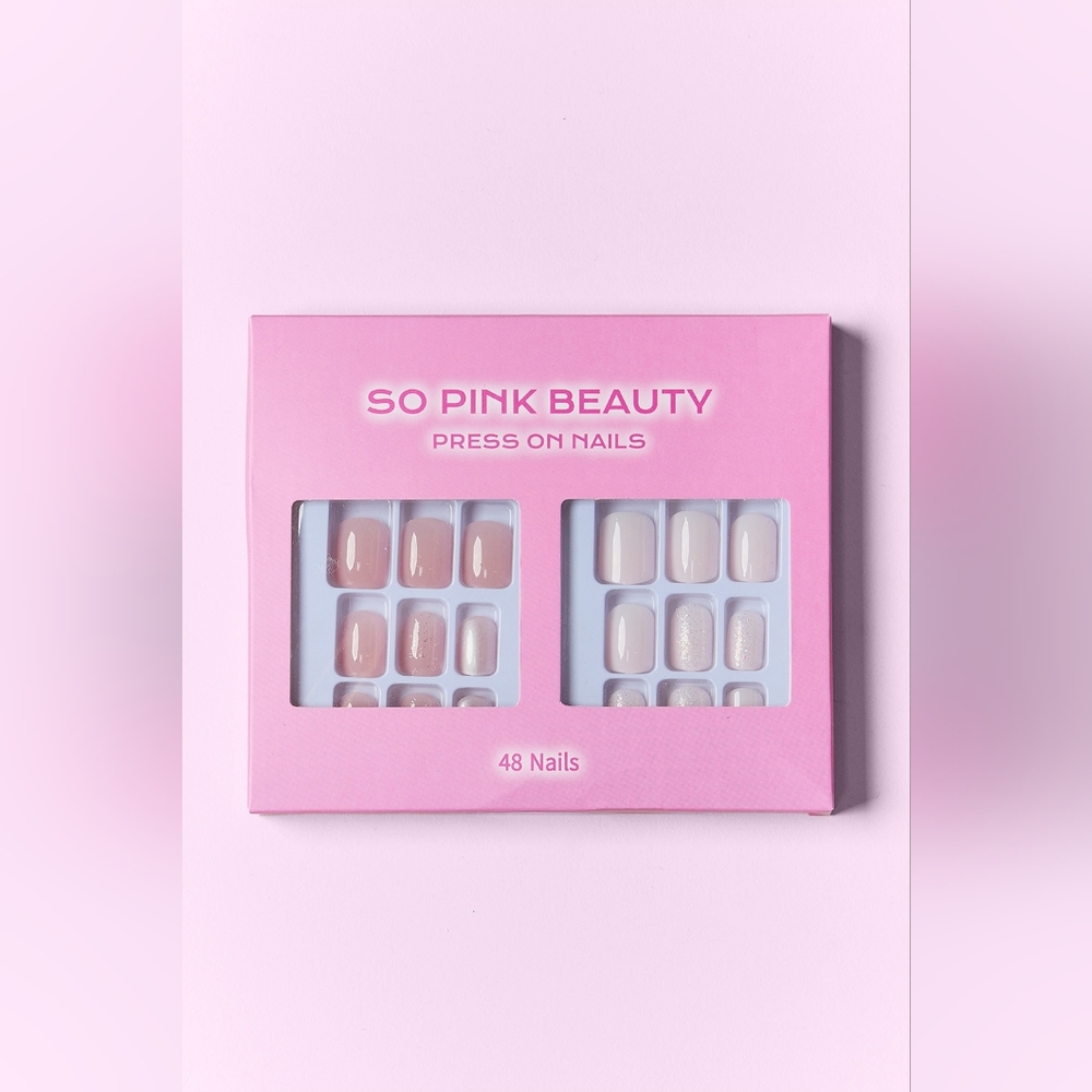 So Pink Beauty Press-On Nails - Elegance 2 Pack SALE!! SALE!!